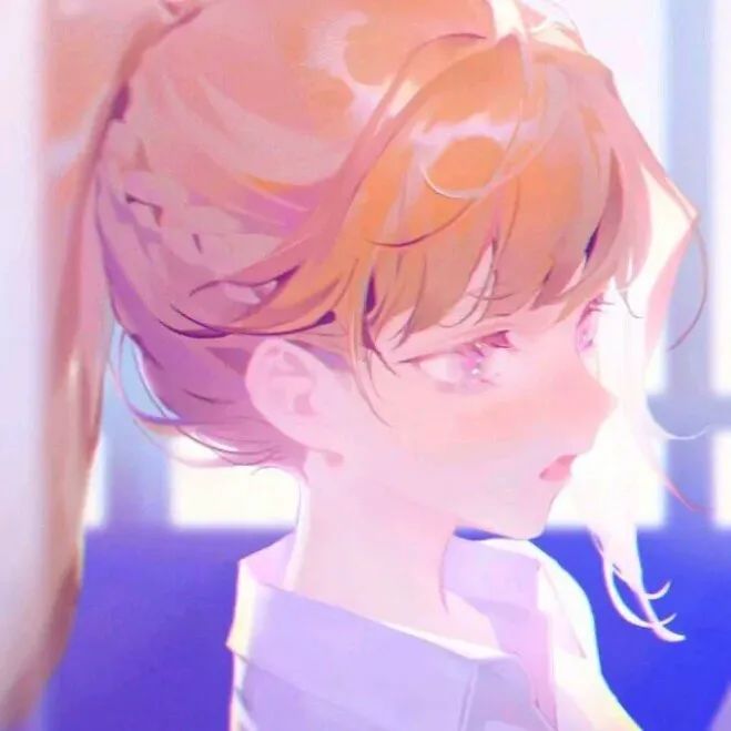 动漫头像:0101紫色梦幻动漫女生头像