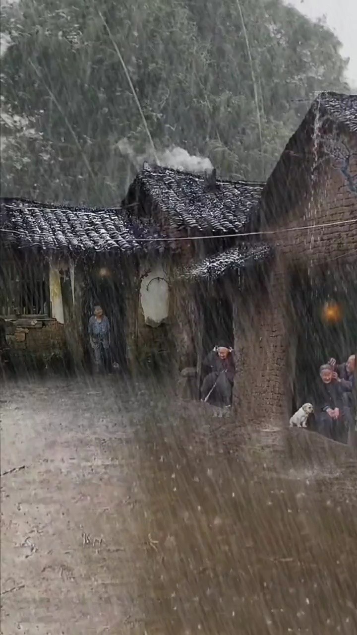 雨落旧梦，解析梦见老房子被雨淋塌的深层含义