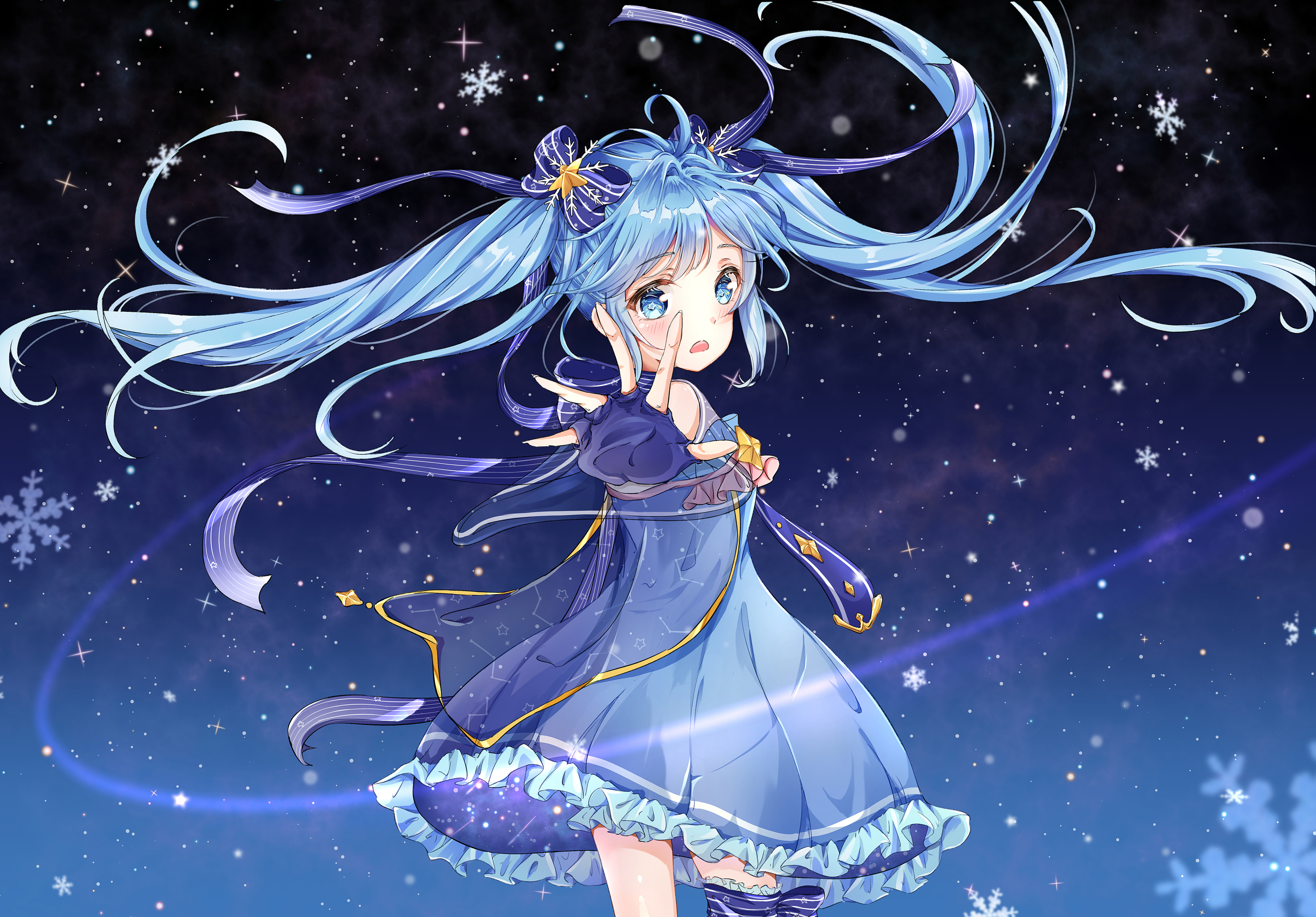 初音未来同人漫图:最后一张好可爱!
