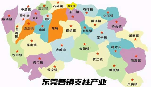 东莞各镇区产业分布超越很多大城市,人口快速流入创业