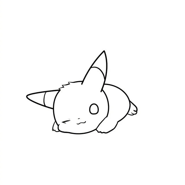 九个步骤教你画出可爱的皮卡丘,没想到这么可爱的皮卡丘画起来这么