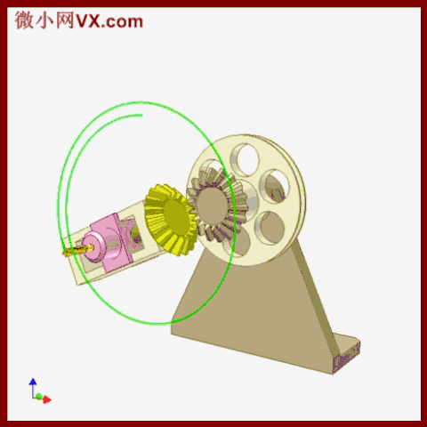 铣削阿基米德螺旋槽装置(device for milling archimedean spiral