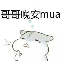 仓鼠表情包哥哥晚安mua