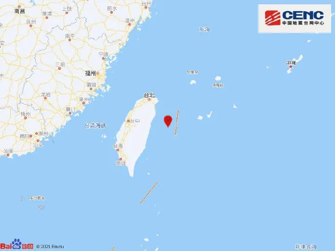中国地震台网核心,台湾花莲县