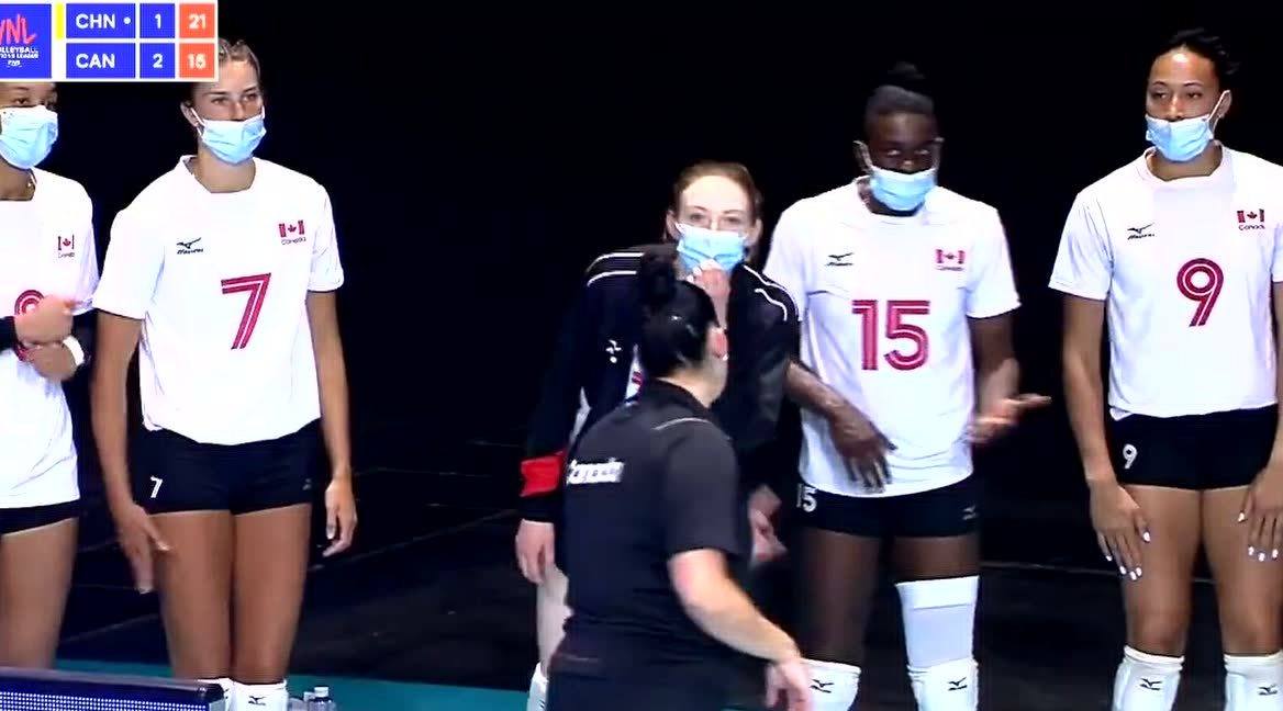 女排世联赛中国1-3加拿大 赵勇开门黑+世界排名跌第7