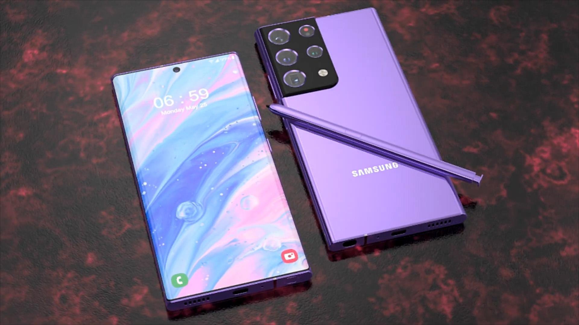 三星note21ultra,三星note10+高清壁纸 三星note21ultra概念图:93%屏占比 后置5镜头,远甩苹果