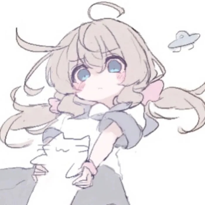 闺蜜头像动漫可爱卡通手绘女头