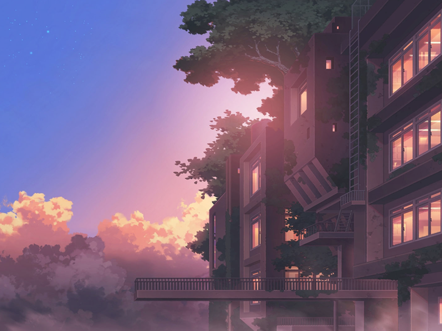 唯美意境二次元风景壁纸,绝美的动漫场景,静谧而唯美