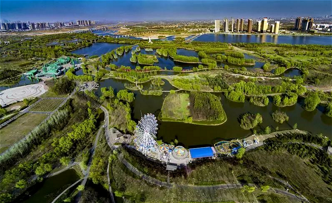 浐灞国家湿地公园,河滨公园
