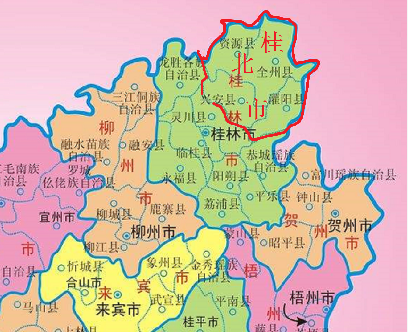 宜州区,大化瑶族自治县,都安瑶族自治县,罗城仫佬族自治县,行政区划