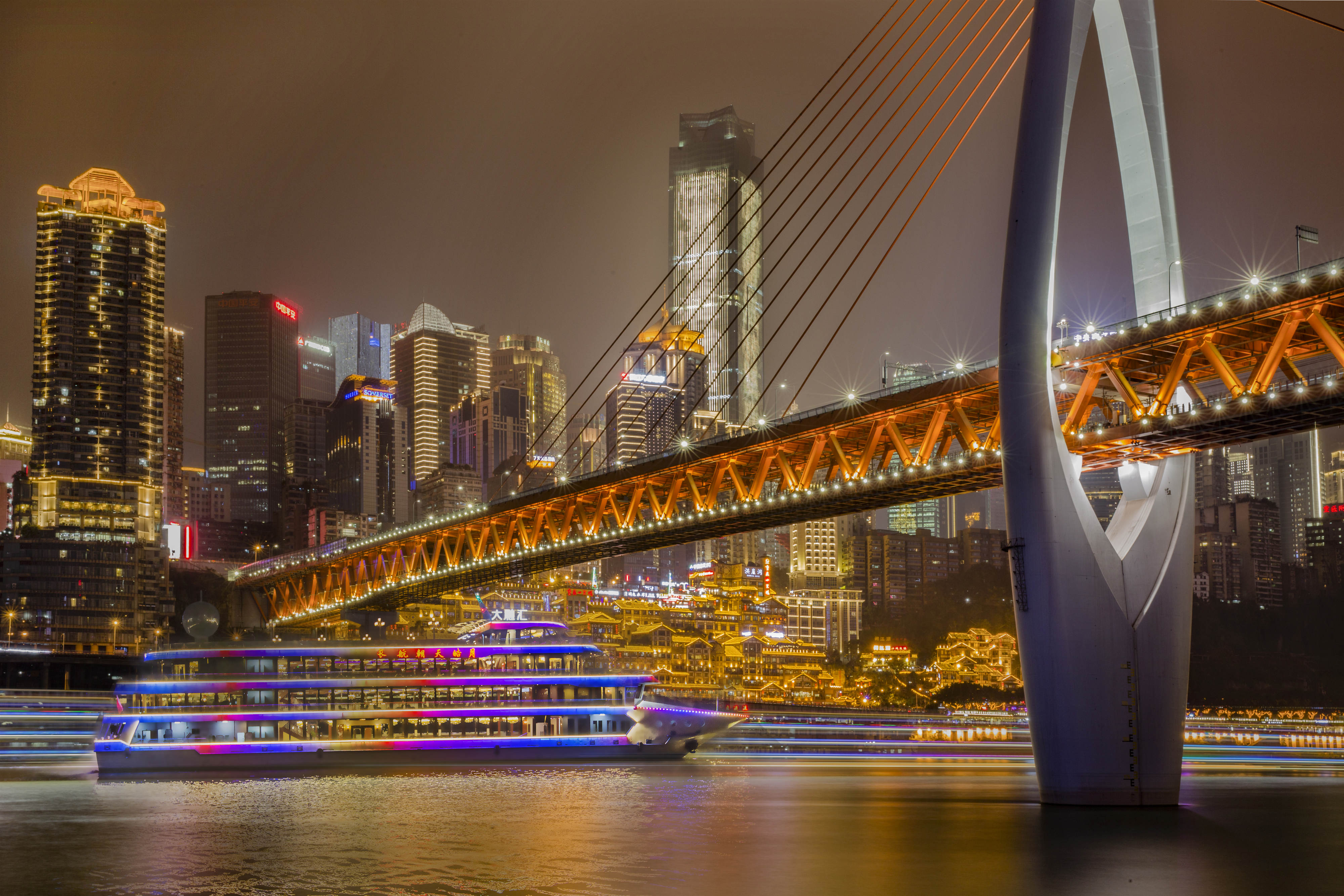 重庆两江游夜景攻略
