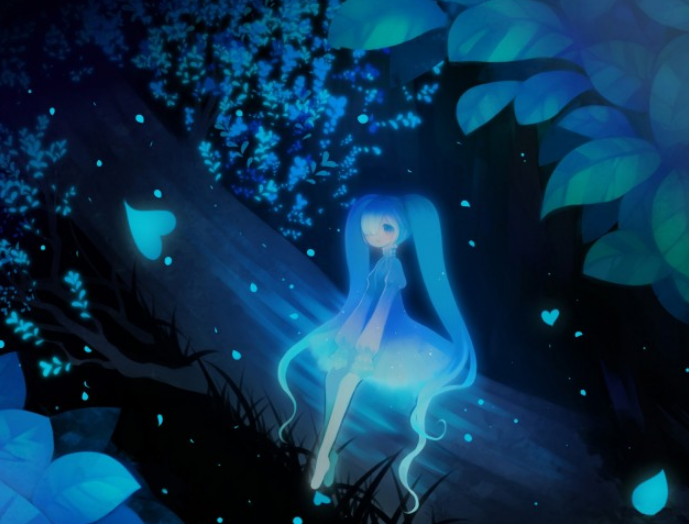 动漫初音未来场景桌面壁纸 画面清新唯美 看点快报