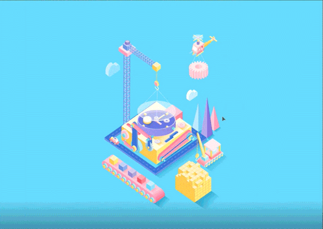 这么炫酷的ai插画轴测图教程你还不知道?