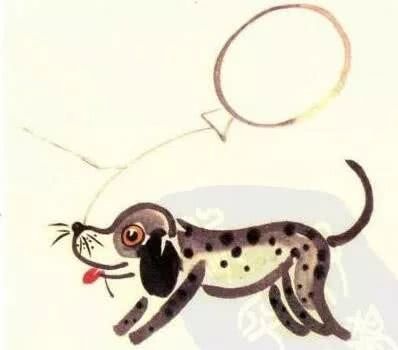 儿童水墨画技法动物篇 斑点狗 看点快报