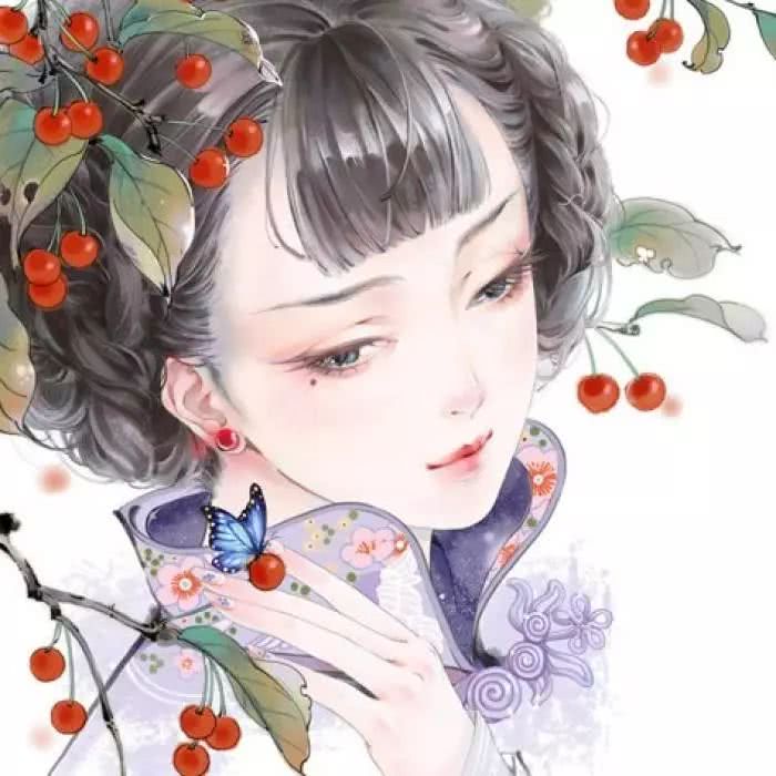 古风男女头:青青子衿悠悠我心