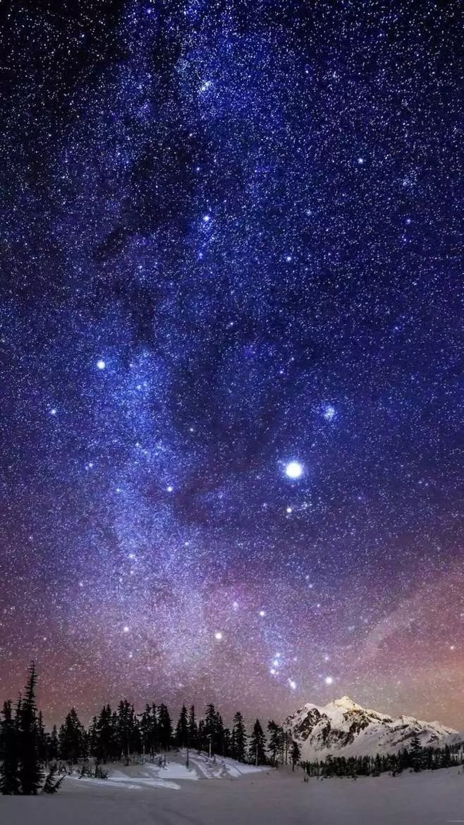 绝美星空背景图
