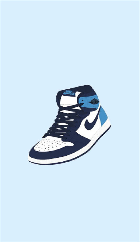 潮鞋aj手机壁纸无水印_高清鞋控手绘个性大图