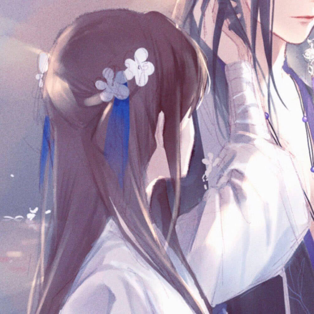 超火·动漫情侣头像:当你穿上了爱情的婚纱,我也披上了和尚的袈裟