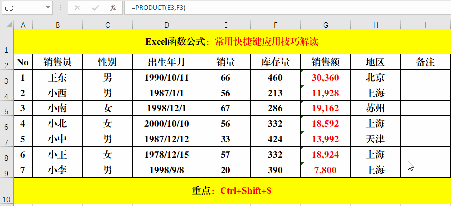 方法: 选定目标单元格,快捷键ctrl shift #.