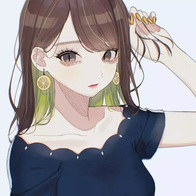 2019动漫卡通可爱冷艳二次元女生微信头像 2019动漫高冷霸气卡通女生