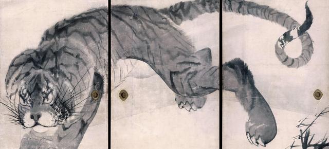 照猫画虎 日本最有名的老虎图 还真就是照着猫画的 看点快报