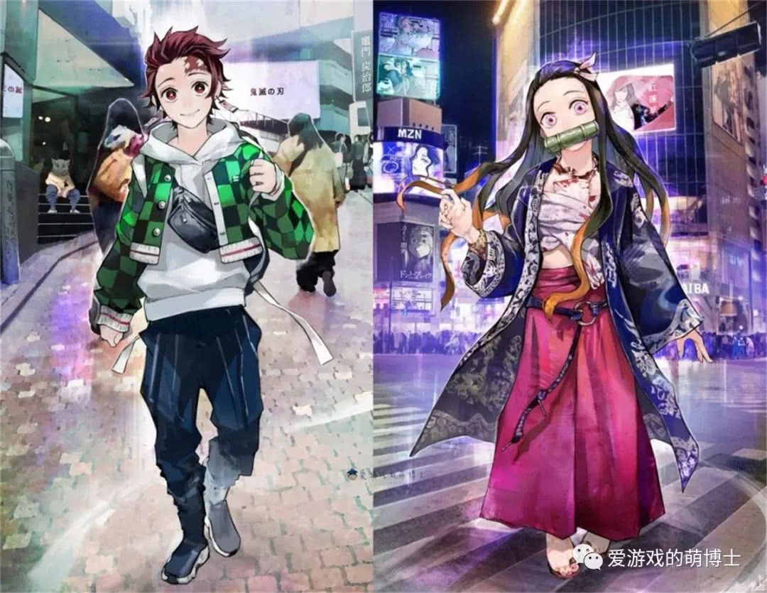 素描与彩稿共存 美术达人打造 鬼灭之刃 主题奇妙画作 看点快报