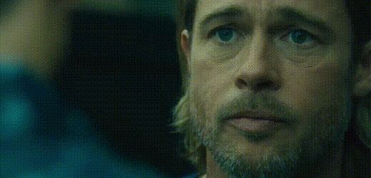 《僵尸世界大战》为了研究出疫苗,他毅然的在自己身上