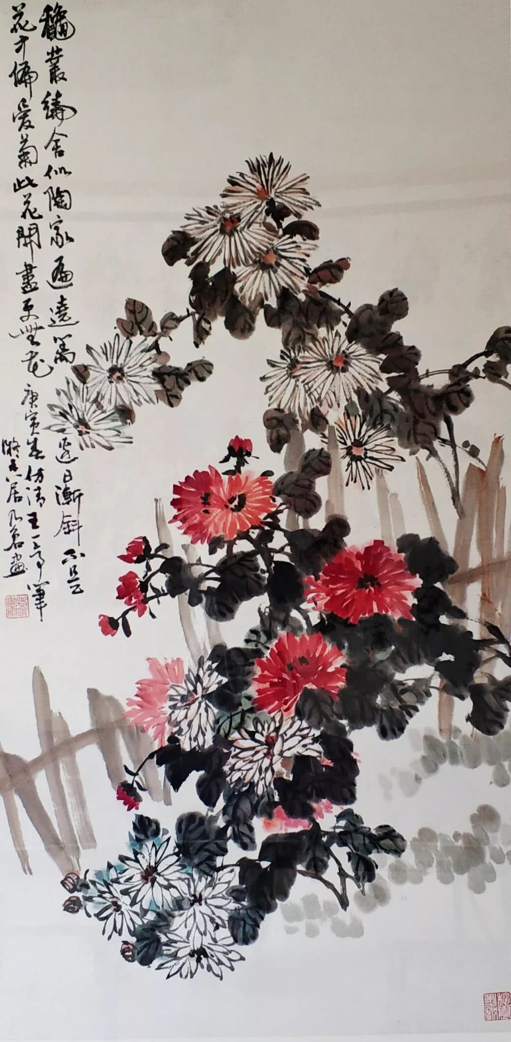 画写意菊花要一了解,二突出,三把握,四讲究,网友:实用
