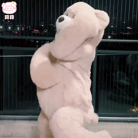 沙雕熊猫表情包跳舞小熊