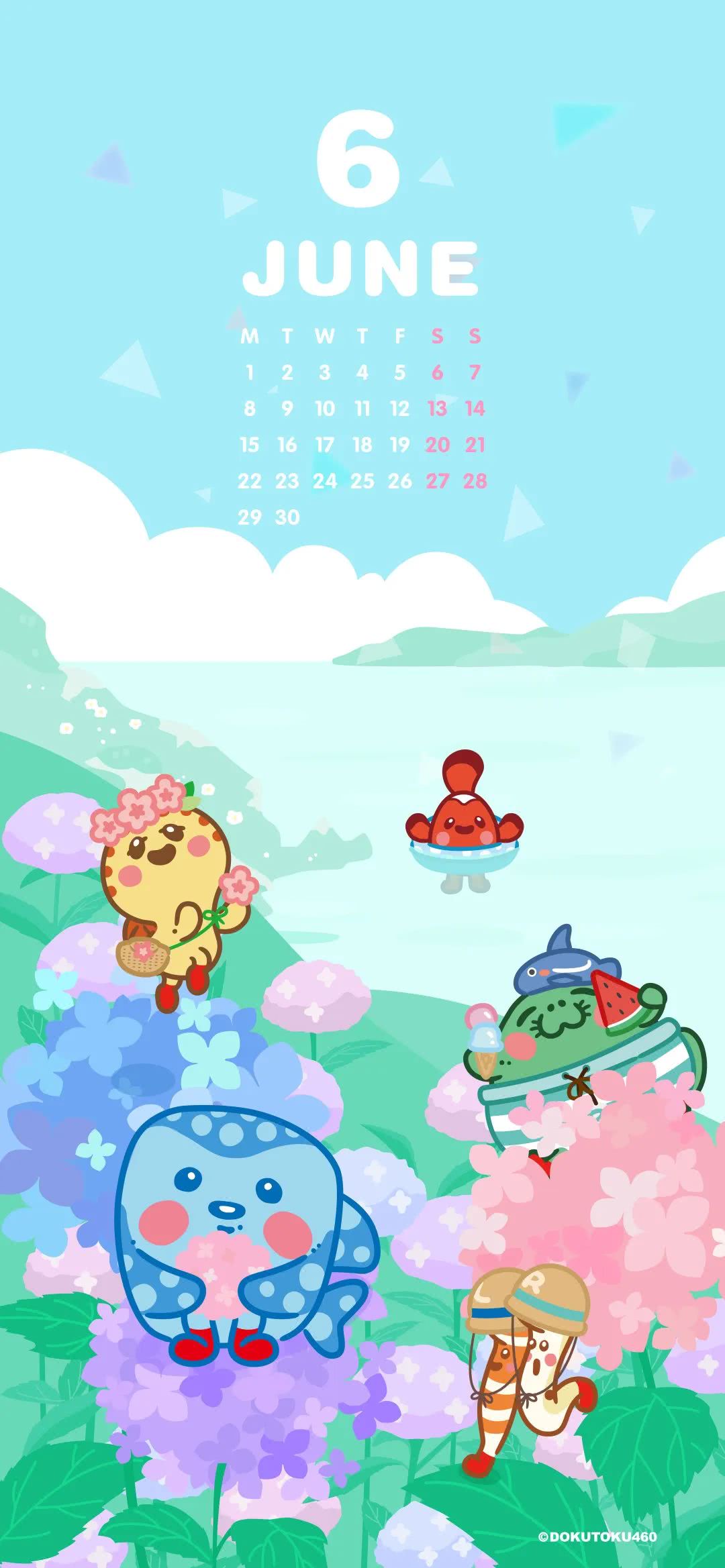 清新的六月壁纸已上线 六月你好呀 看点快报