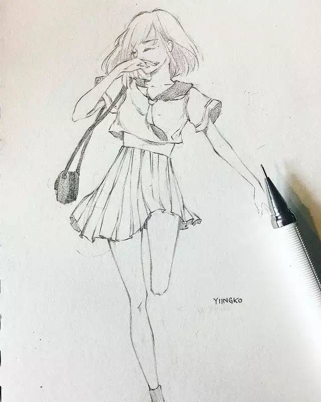插画,原画,素描,手绘,cg,动漫