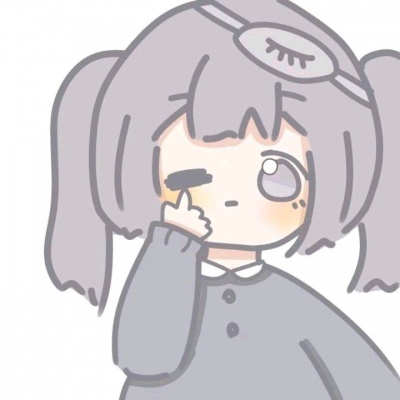 可爱简笔动漫女生头像手绘风
