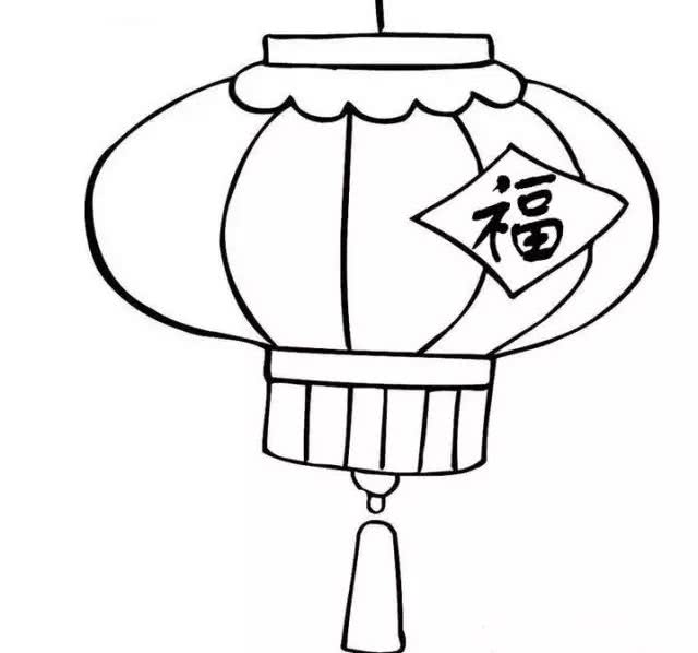 简笔画,元旦