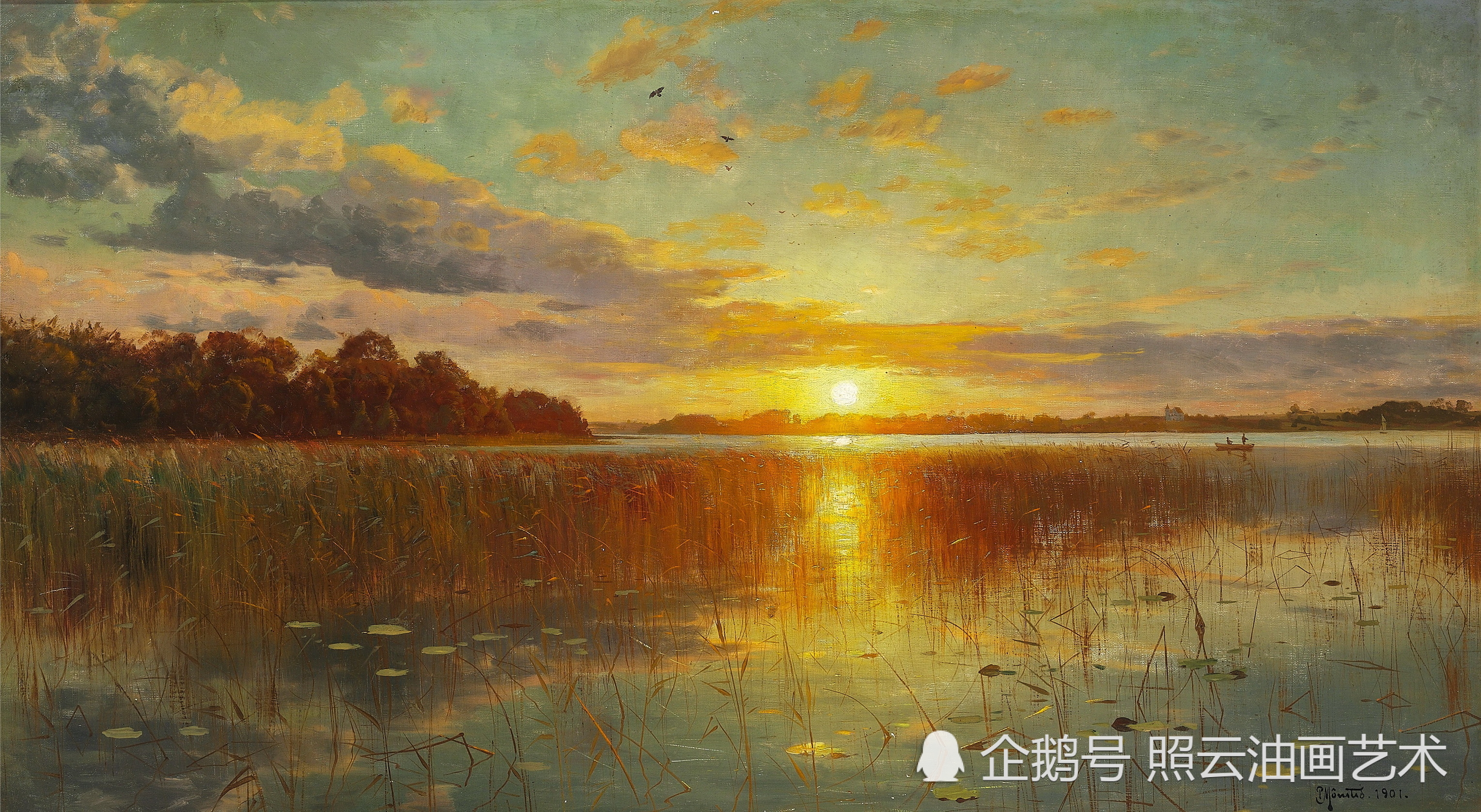 佩德·莫克·蒙森德,风景画,丹麦,绘画,风景,风景油画