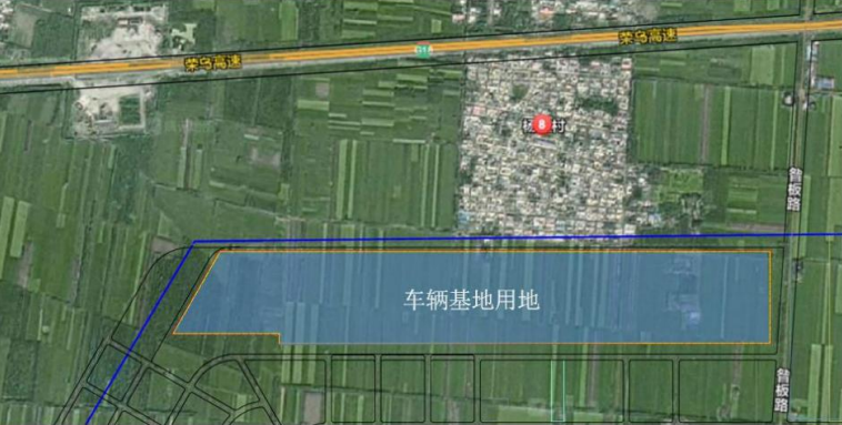 雄县昝岗将建车辆基地