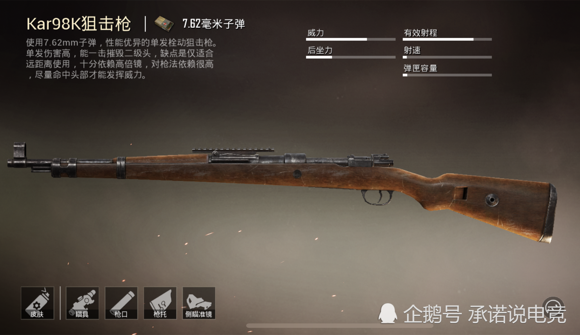 大多喜欢sks和98k,高手的选择