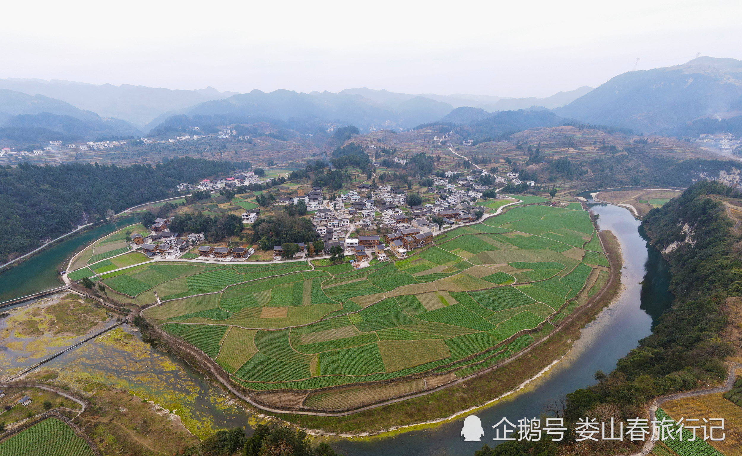 贵州凤冈长碛古寨风光美