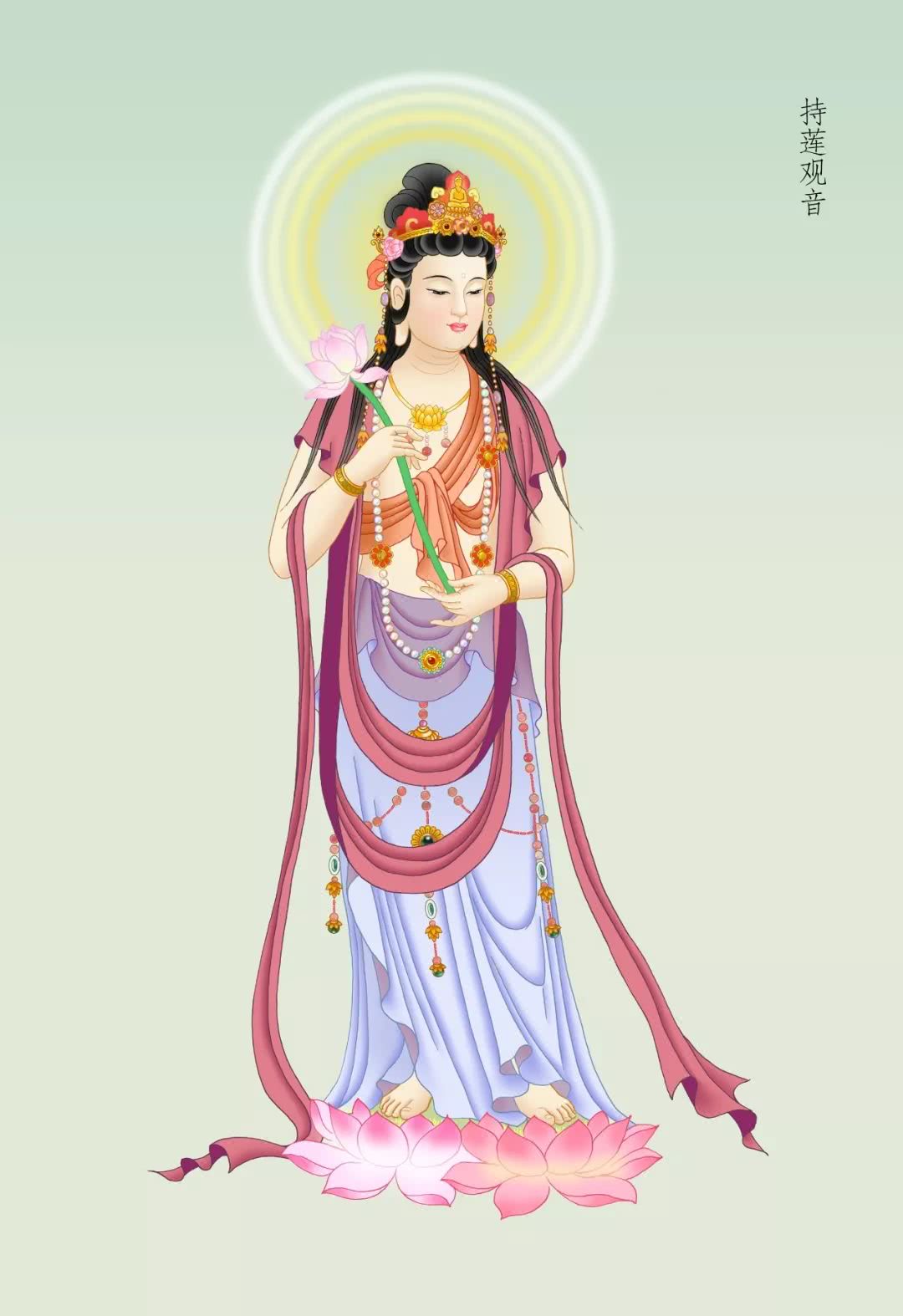 除三十三观音外,中国民间还有大量各不相同的观音,如自在观音,不空 
