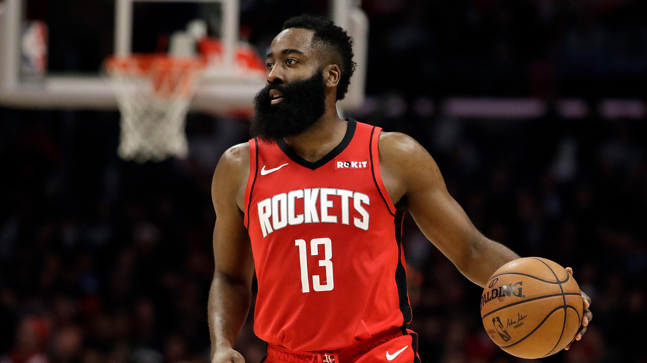 哈登今日出场时间不足30分钟 加盟火箭以来季后赛首次