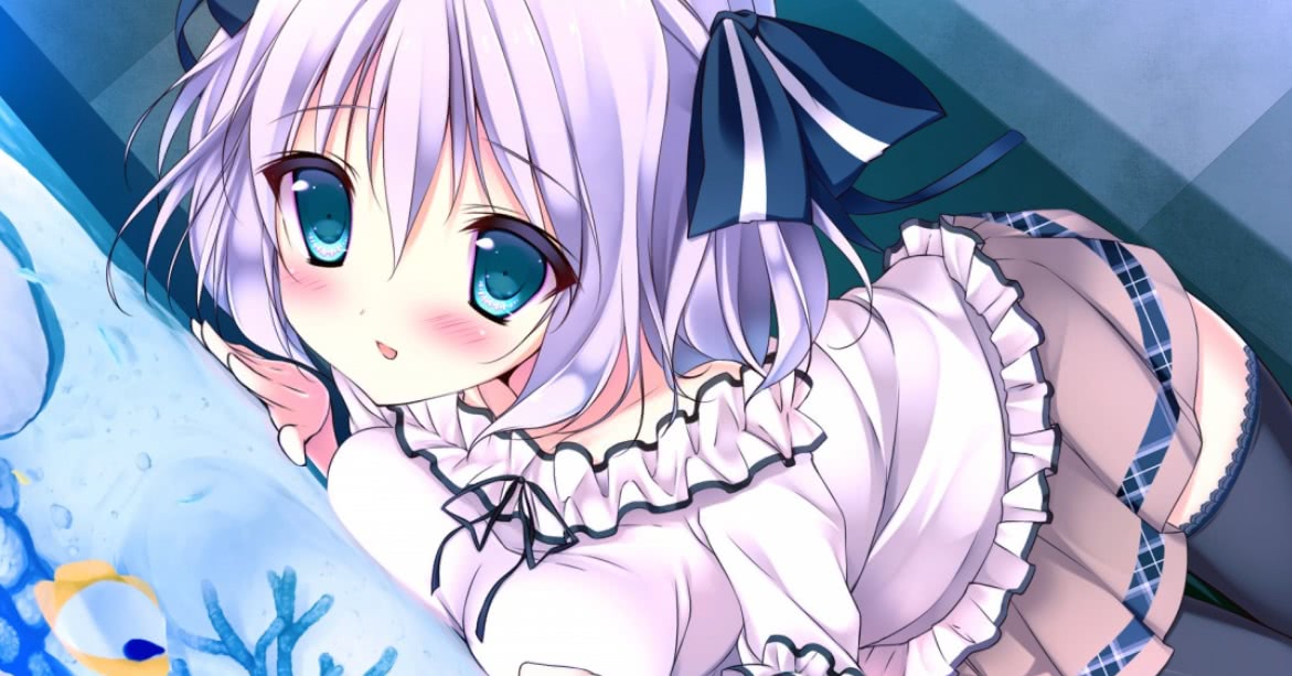 二次元美少女壁纸赏析:大眼睛的清纯美少女,气质十足