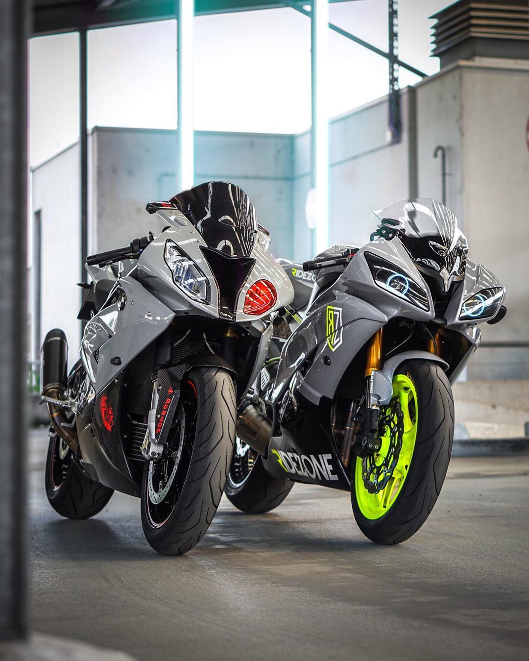 雅马哈 r6,宝马s1000rr 机车美图