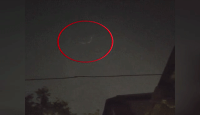 夜空中出现不明飞行物?类似现象曾被多人目睹!难道是ufo光临地球?