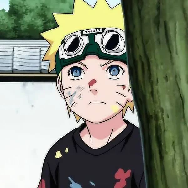 动漫头像:火影忍者小鸣人头像,鸣人承受了这个年纪不该承受的孤独