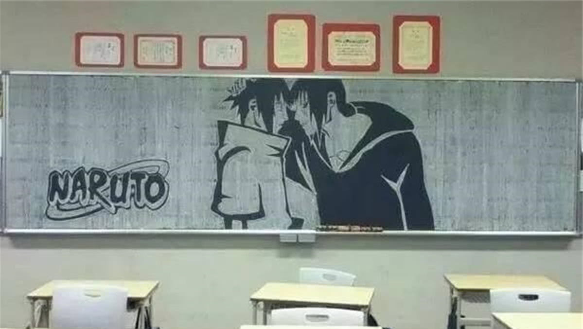 这些动漫黑板报,每一张都很好看哦