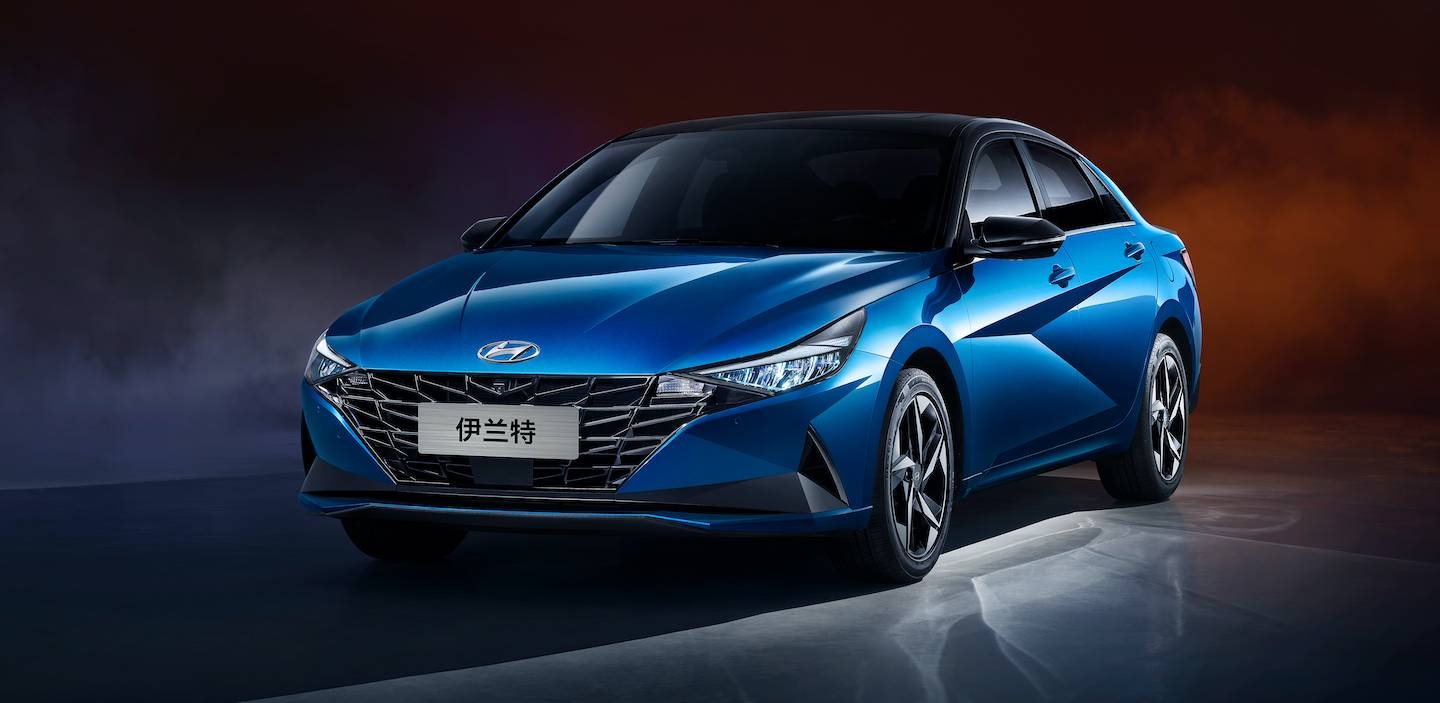 ix25北京现代,ix25现代 北京现代全新伊兰特官图发布,将于9月26日北京车展亮相