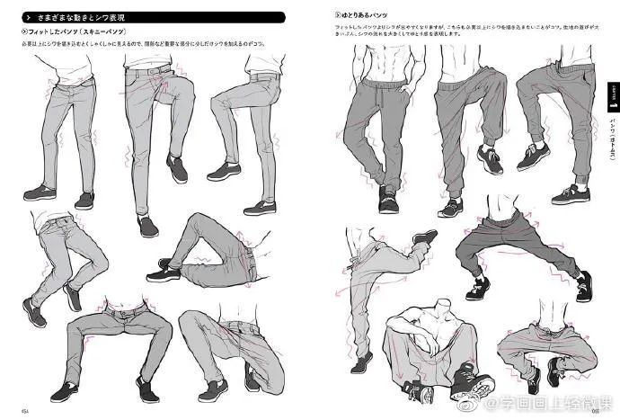 漫画,褶皱,画法