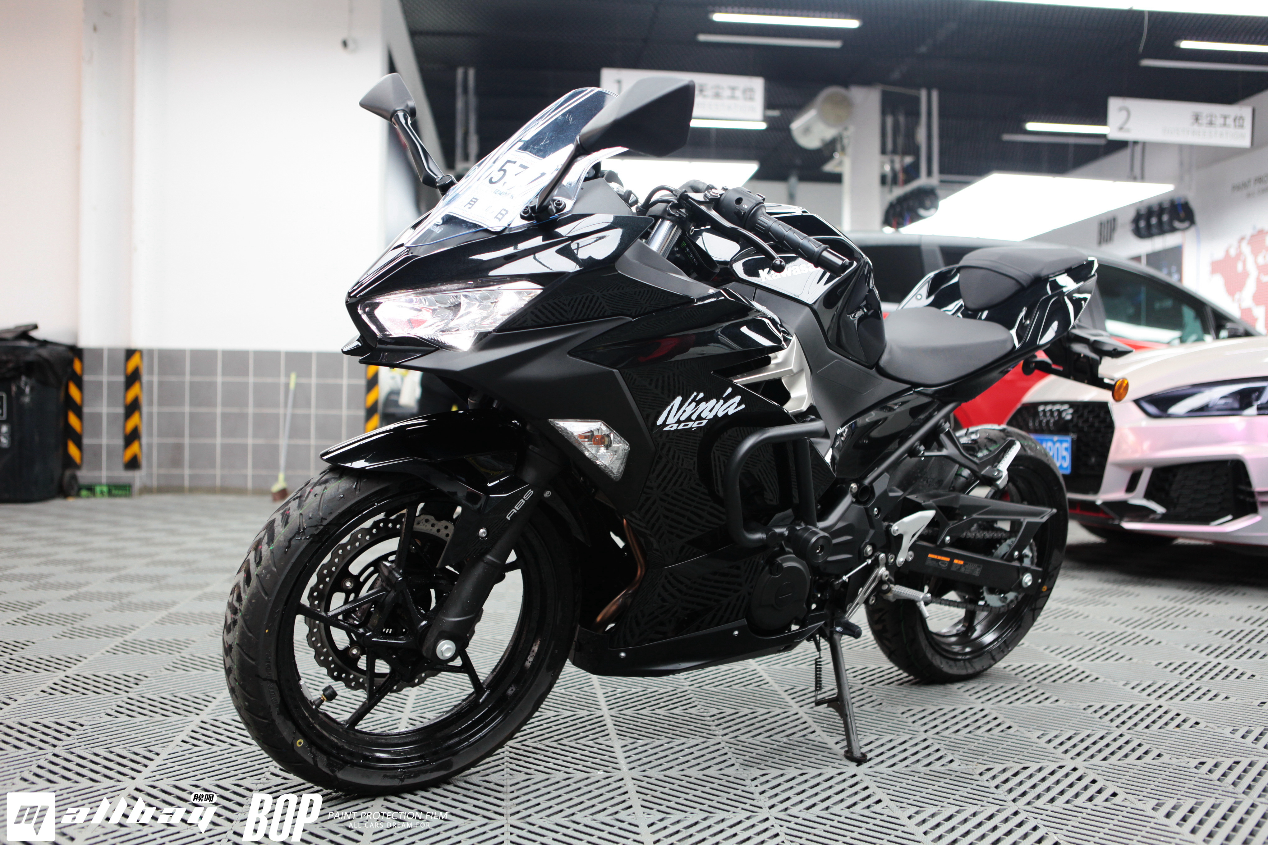 ninja400黑色,川崎ninja400黑武士 bop案例精选丨性价比之王,来看看这辆川崎ninja400
