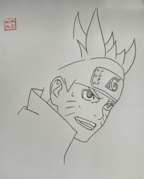 美术生,火影,简笔画,火影忍者