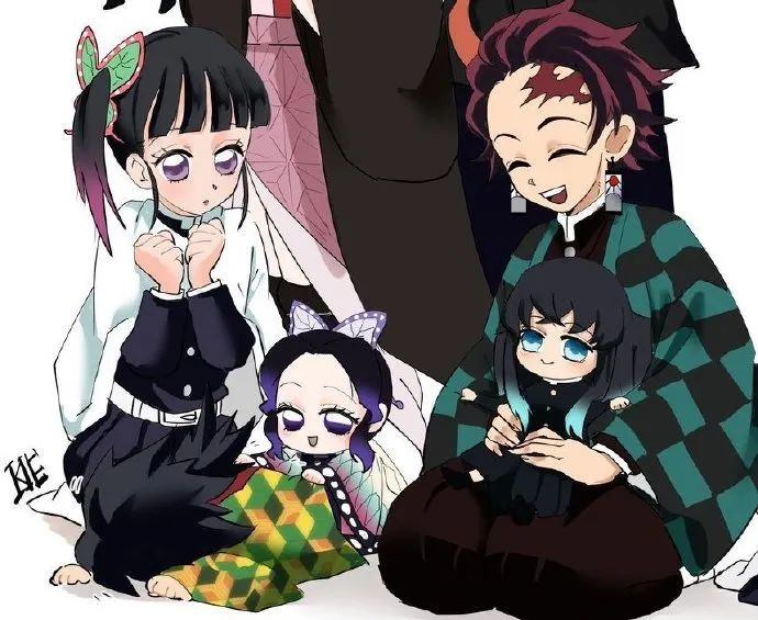 鬼灭之刃:九柱幼体化,你最喜欢谁?
