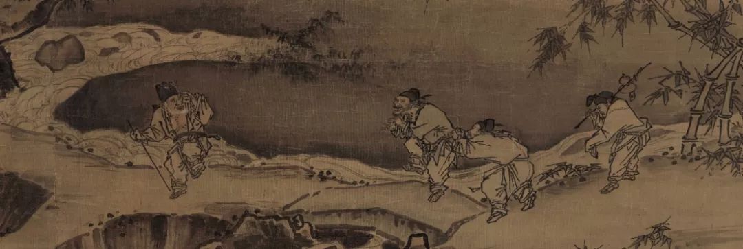 沉迷踏歌的古人仿佛在说